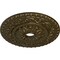 Ekena Millwork Vaduz Ceiling Medallion (Fits Canopies up to 3 1/2"), 23 1/2"OD x 3 1/2"ID x 2 1/8"P, Brass CM23VABRS - alternate 4